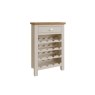 Oak City - Dorset Painted Truffle Grey Oak Wine Rack Cabinet Oak City - Dorset Painted Truffle Grey Oak Wine Rack Cabinet