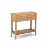 Heritage Oak City - Worsley 2 Drawer Small Telephone Console Table