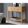 Heritage Oak City - Worsley 2 Drawer Small Telephone Console Table
