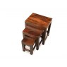 Heritage Oak City - Maharajah Indian Rosewood Thackett Small Nest of 3 Tables