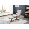 Dublin Swivel Recliner Chair and Stool Dublin Swivel Recliner Chair and Stool