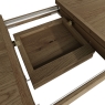 Kettle Interiors Smoked Oak 2m to 2.5m Extending Dining Table Set