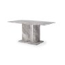 Amara Marble Dining Table Set & 4 Grey PU Dining Chairs Amara Marble Dining Table Set & 4 Grey PU Dining Chairs