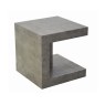 Lyra End Table in Concrete Finish Lyra End Table in Concrete Finish