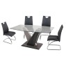 Zen Dining Chair in Black PU Finish