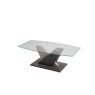Zen Glass Coffee Table with High Gloss Finish