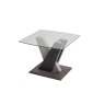 Zen Glass End Table with High Gloss Finish