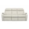 G Plan Kingsbury Leather 3 Seater Sofa