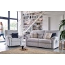 G Plan Seattle Fabric 3 Seater Sofa With Wood Feet