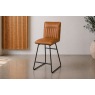 Cooper Tan Leather Bar Chair (Pair)