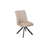 Chloe Taupe Leather Dining Chair
