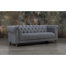 Hyde Line Buckley Fabric Chesterfield 2 Seater Sofa