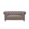 Hyde Line Buckley Fabric Chesterfield 3 Seater Sofa