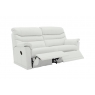G Plan Upholstery G Plan Malvern Leather 3 Seater 2 Cushion Sofa