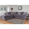 Fantasy L Shape Corner Chaise Sofa With Scatter Back Fantasy L Shape Corner Chaise Sofa With Scatter Back