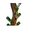Bluebone Freestanding Teak Branch Wine Rack for 8 Bottles