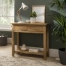 Chester Oak 2 Drawers Console Table 85cm Wide Chester Oak 2 Drawers Console Table 85cm Wide