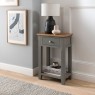 Chester Oak Painted Grey - 1 Drawer Console Table 50cm Wide| Moles Breath Grey Chester Oak Painted Grey - 1 Drawer Console Table 50cm Wide| Moles Breath Grey