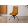 Lola Swivel Velvet Gold Yellow Dining Chair (Pair) Lola Swivel Velvet Gold Yellow Dining Chair (Pair)