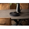 Denver Ceramic 140cm-200cm Extending Dining Table (Light Grey)