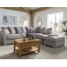 Fantasy Corner Chaise Sofa With Scatter Back - STOCK