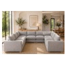 Metz 8 Seater U Shaped Sectional Corner Sofa