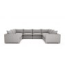 Metz 8 Seater U Shaped Sectional Corner Sofa