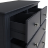 Kettle Interiors Oak City - Cotswold Midnight Grey 2 Over 3 Chest of Drawers
