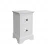 Kettle Interiors Oak City - Cotswold White Small Bedside Table