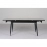 Caira 160cm Automatic Extension Glass Dining Table in Grey Caira 160cm Automatic Extension Glass Dining Table in Grey