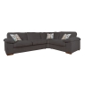Store Clearance Items Dexter Medium Corner Sofa in Rich Charcoal - STOCK
