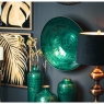 Hill Interiors Online Brass Embossed Ceramic Large Bowl