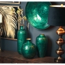 Hill Interiors Online Brass Embossed Ceramic Dipped Lebes Vase