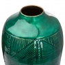 Brass Embossed Ceramic Dipped Vase