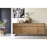 Hudson Solid Oak 4 Door Sideboard