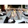 Mambo Athens Garden Grey Rectangular Dining Table with Firepit 2