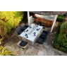 Mambo Athens Garden Grey Bar Table with Firepit 2