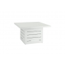 Mambo Athens Garden White Square Dining Table