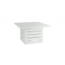 Mambo Athens Garden White Square Dining Table 2