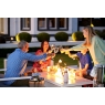 Mambo California White Garden Coffee Table with Firepit 2