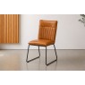 Cooper Leather Dining Chair in Tan (Pair) Cooper Leather Dining Chair in Tan (Pair)