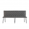 Kettle Interiors Bench 180cm in Grey PU