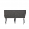 Kettle Interiors Bench 140cm in Grey PU
