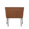 Kettle Interiors Bench 90cm in Tan PU