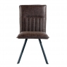 Kettle Interiors Dining Chair in Brown PU