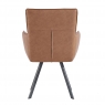 Kettle Interiors Carver Chair in Tan PU