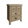 Smoked Oak Extra Large Bedside Table