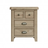 Kettle Interiors Smoked Oak Extra Large Bedside Table