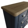 Kettle Interiors Smoked Painted Blue Oak 2 over 3 Chest