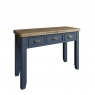 Kettle Interiors Smoked Painted Blue Oak Dressing Table